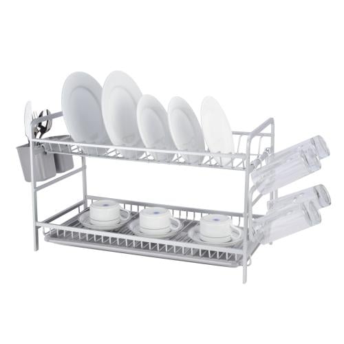 سلة صحون ألمنيوم دورين عريض