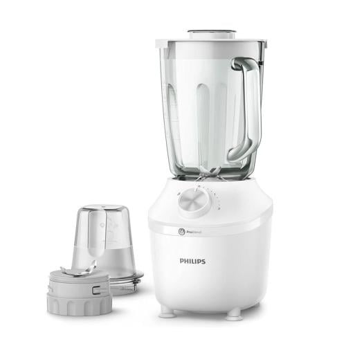 خلاط فيليبس زجاج مع مطحنة أبيض