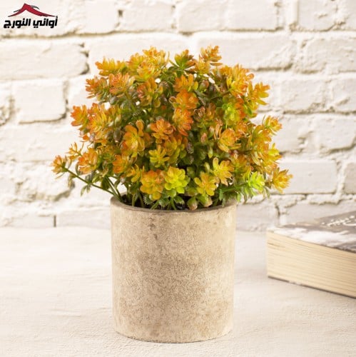 فازة زهور برتقالي