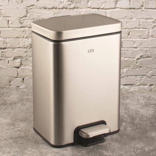 سلة مهملات ستيل مستطيل