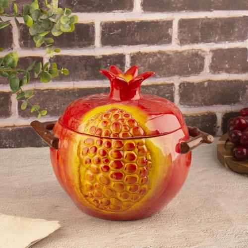 علبة سيراميك شكل رمان