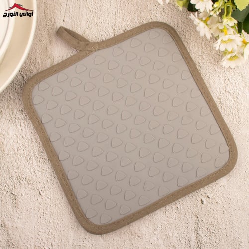 قفاز مطبخ سيلكون مع قماش