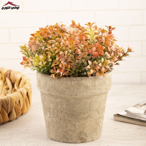 فازة زهور برتقالي