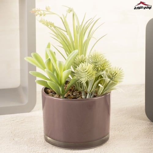 فازة زهور بنفسجي