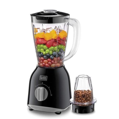 خلاط بلاك اند ديكر مع مطحنة  1.5 لتر 400 واط