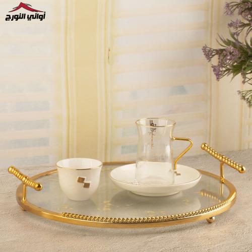 صينية تقديم جاسمين دائري