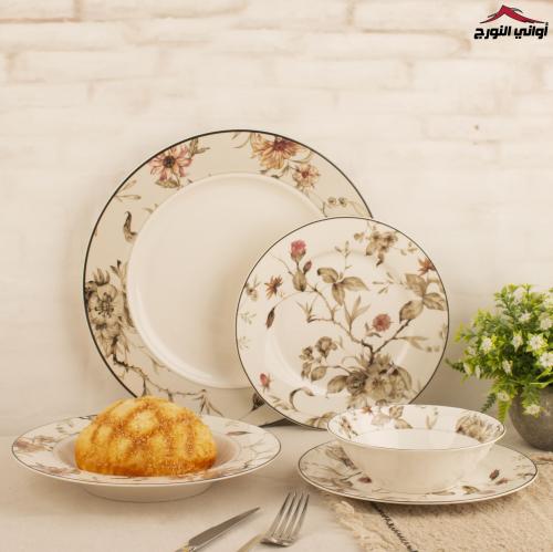 طقم عشاء رفيف 24 قطعة