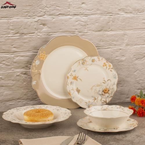 طقم عشاء الارجوان 24 قطعة