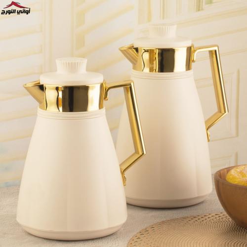 طقم ترمس أمواج أبيض