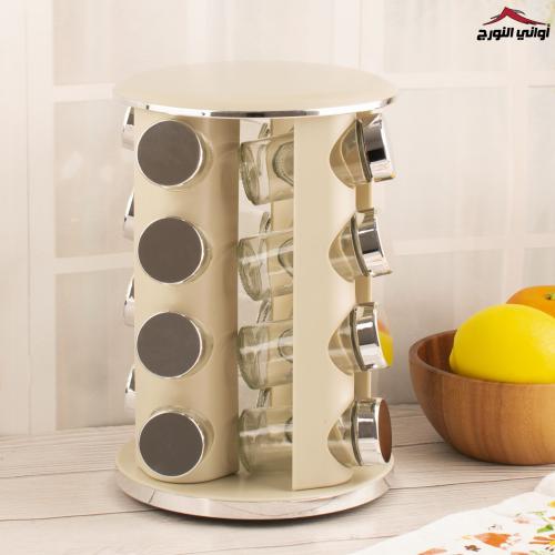 طقم بهارات دائري بيج 16 قطعه