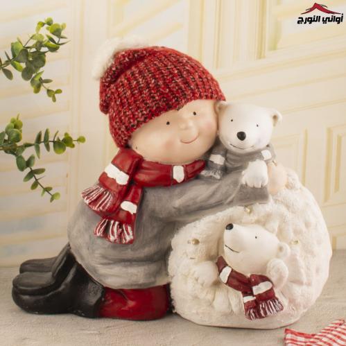 مجسم بنت والدب القطبي