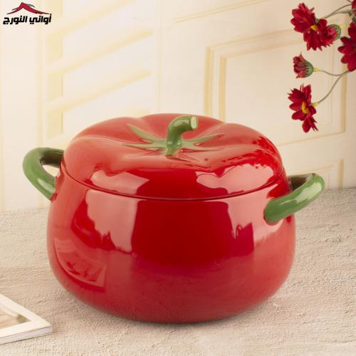 بادية بغطاء شكل طماطم