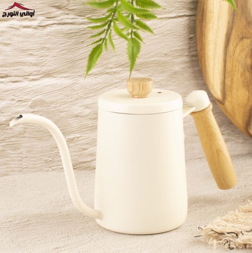 ابريق تقطير بيد خشب اوف وايت