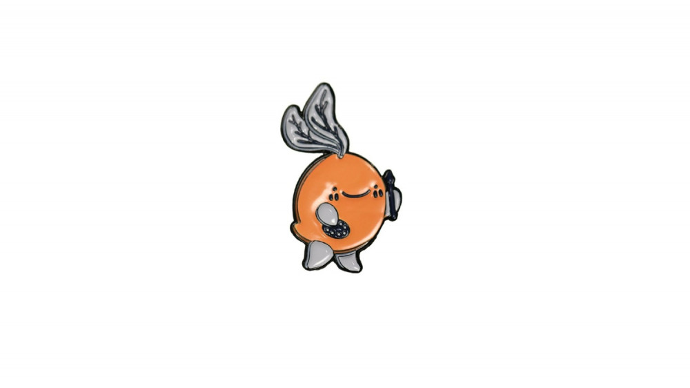 دبوس الفجلة البرتقالي Orange RAD Pin