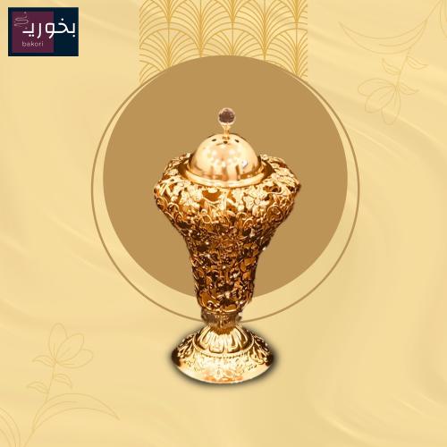 مبخر ذهبي تصميم ورود