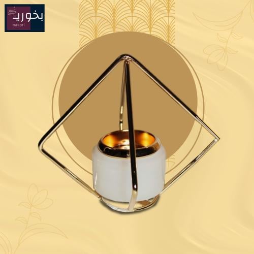 مبخر صغير إطار معين ذهبي