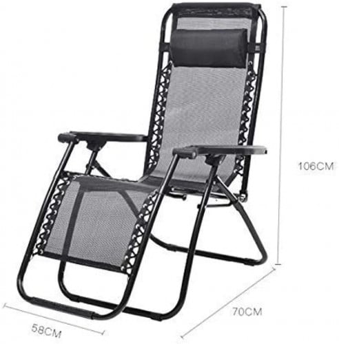 كرسي سرير للتخييم والشاطئ - قابلة للطي