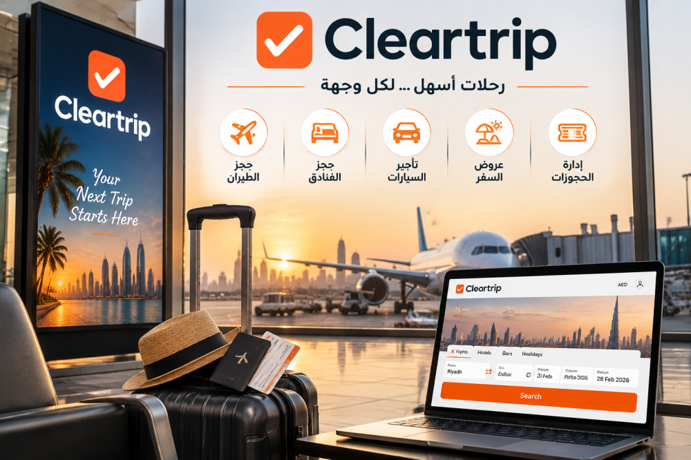 كلير تريب Cleartrip للسفر وحجوزات الطيران