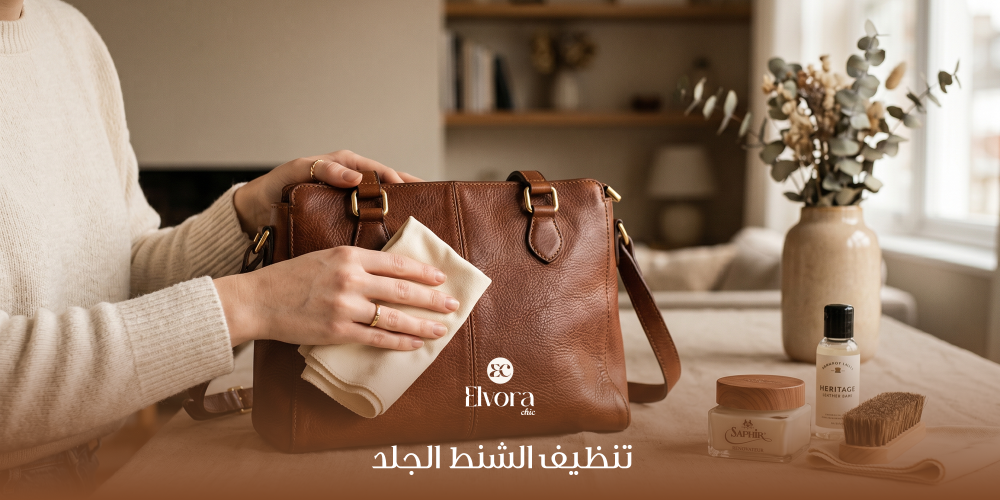 تنظيف الشنط الجلد