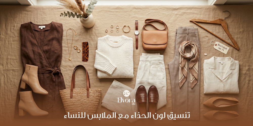 تنسيق لون الحذاء مع الملابس للنساء