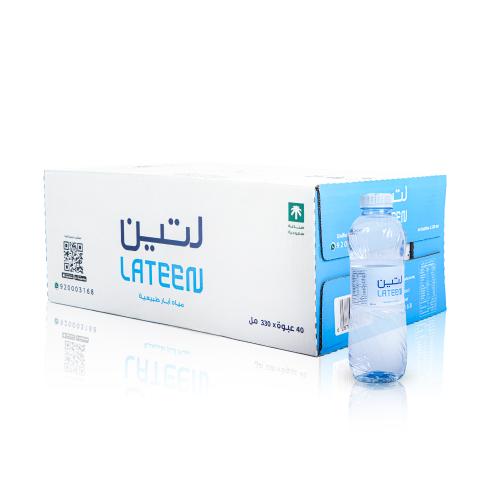 كرتون مياه لتين 330 مل 40 حبة