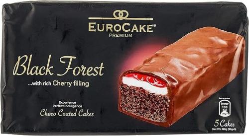 Euro Cake Premium Cherry Filled Cake 30g x 5 Piece...
