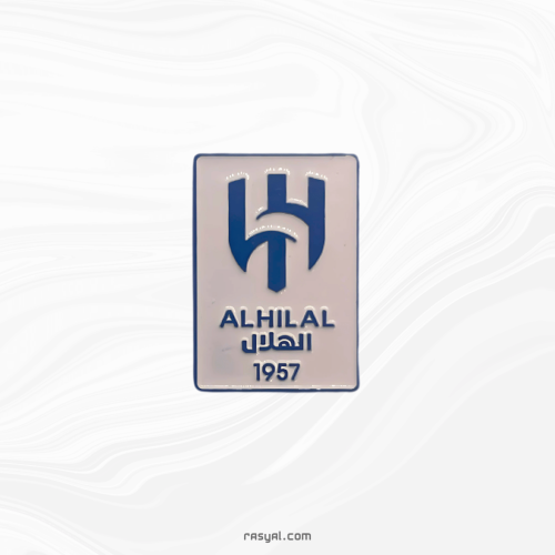 ستيكر الهلال المعدني