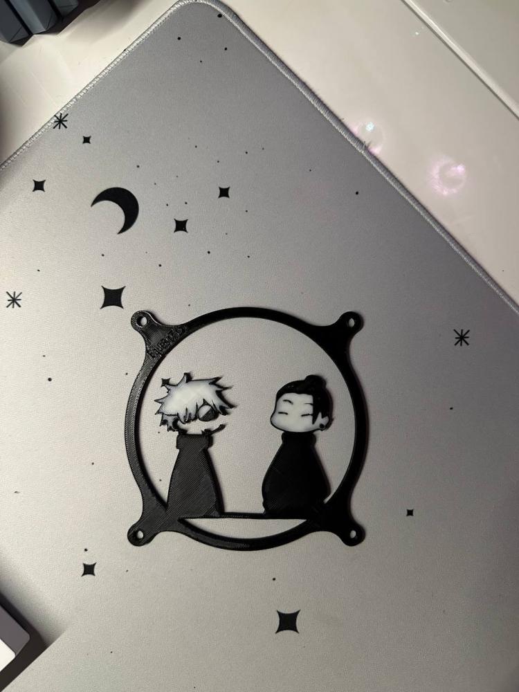 غطاء مروحة للPC بتصميم ساتورو وغيتو, بمقاس 120mm