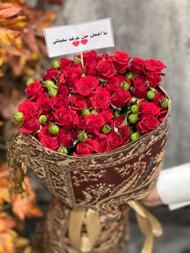 بوكيه ميني روز أحمر