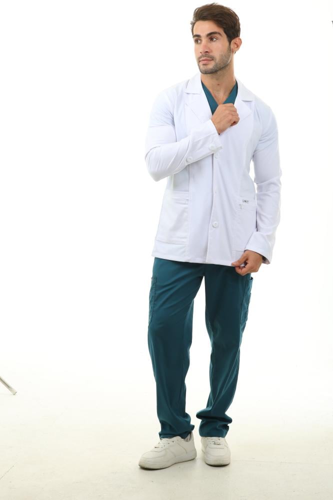 Unisex Short Elegance Lab Coat (Men)