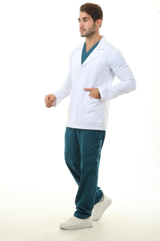 Unisex Short Elegance Lab Coat (Men)