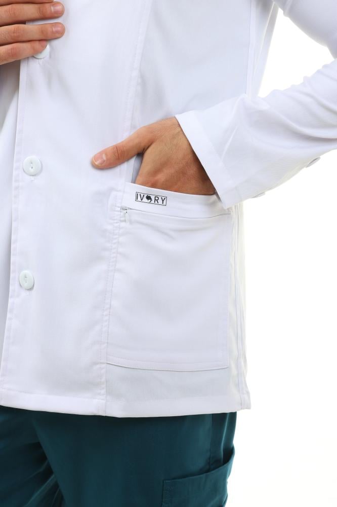 Unisex Short Elegance Lab Coat (Men)