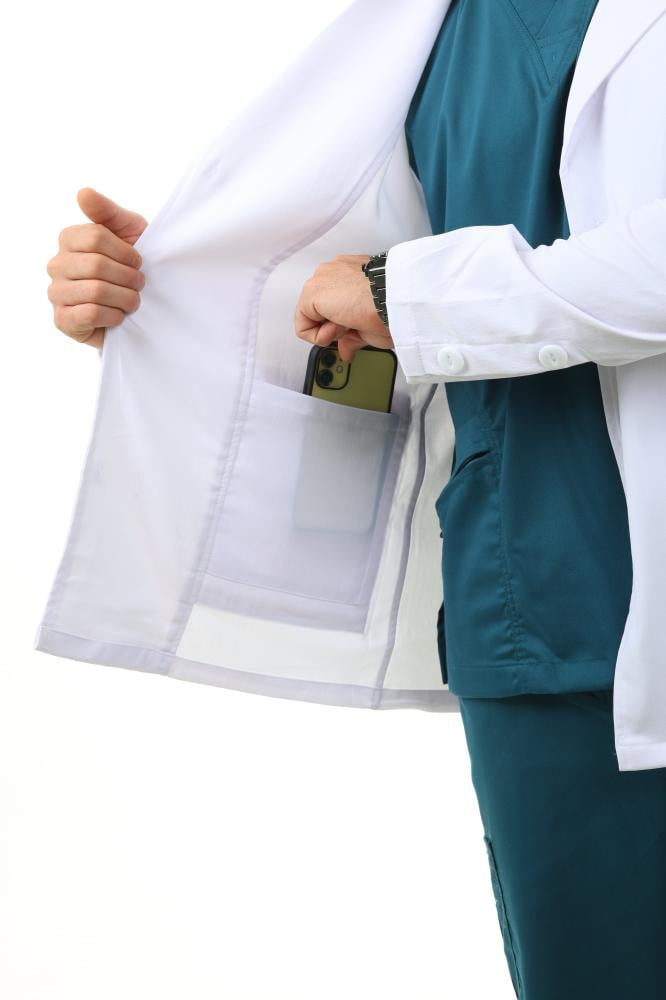 Unisex Short Elegance Lab Coat (Men)