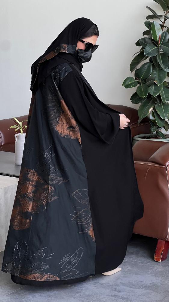 عباية فرح نصف كلوش