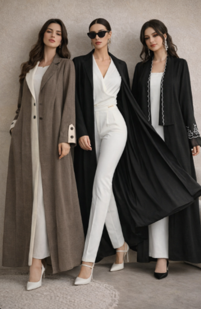 أجمل عبايات خليجي مفتوحه