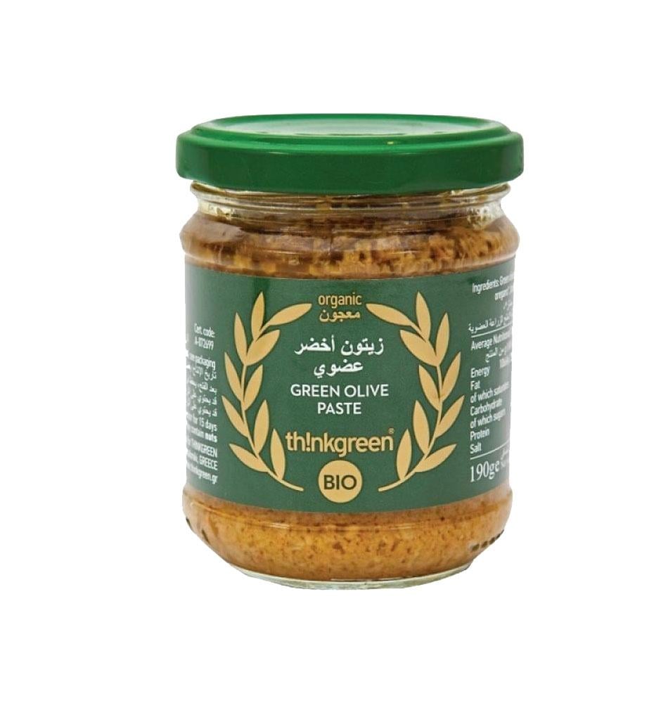 معجون زيتون أخضر عضوي