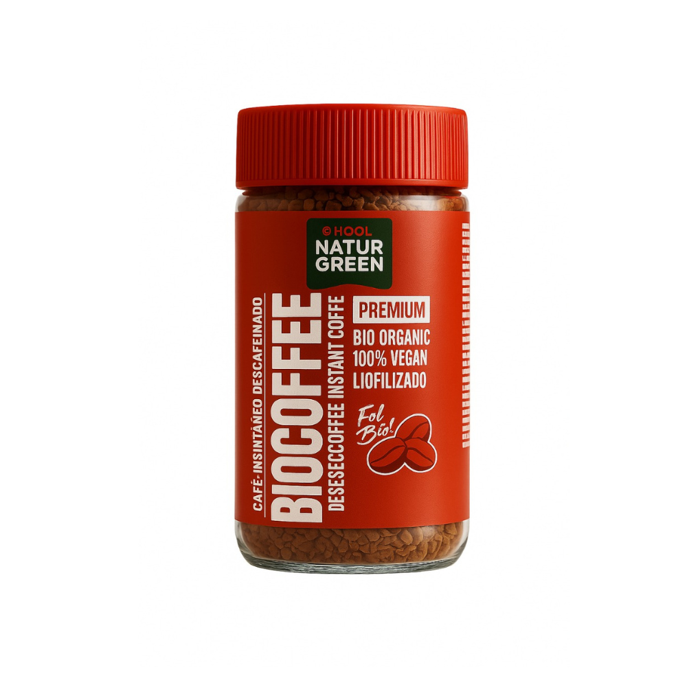 قهوة بدون كافيين سريعة التحضير عضوي 100 جرام