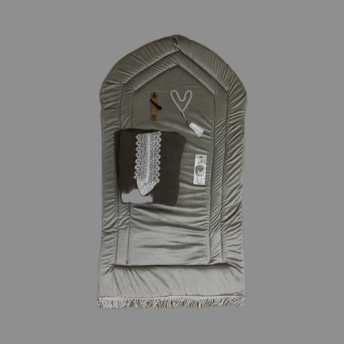 طقم صلاة (سادة) رمادي