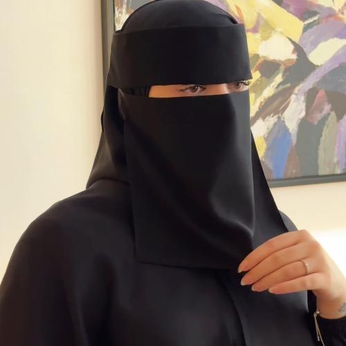 نقاب الاكل الإسلامي نص مايل