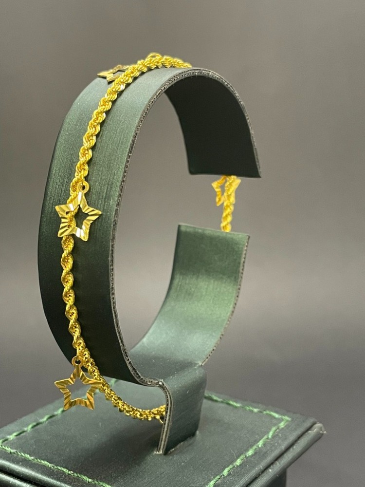 21k Saudi gold Bracelet, Women's Fashion, Jewelry & Organizers, Bracelets  on Carousell