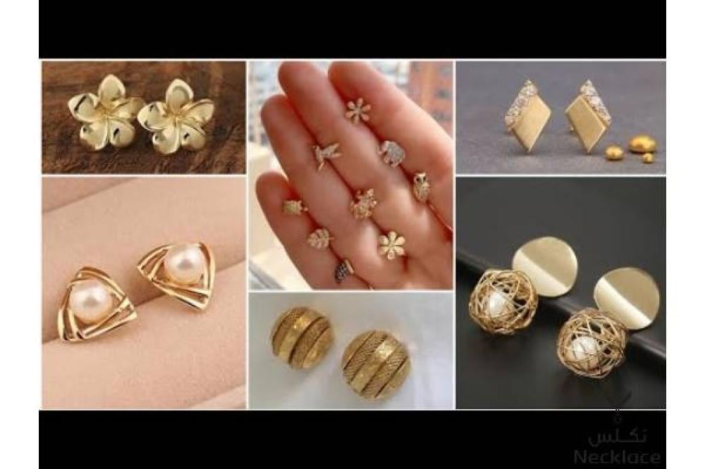 حلق ذهب دائري عيار 21