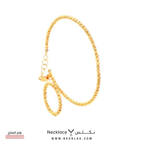 نصف طقم ذهب عيار 21 هدايا اون لاين فخمة (TKAL-B.50...