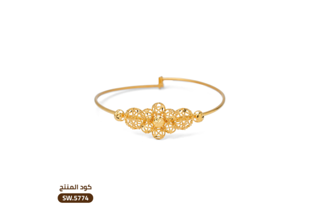 اساور ذهب عيار ٢١ اطفال