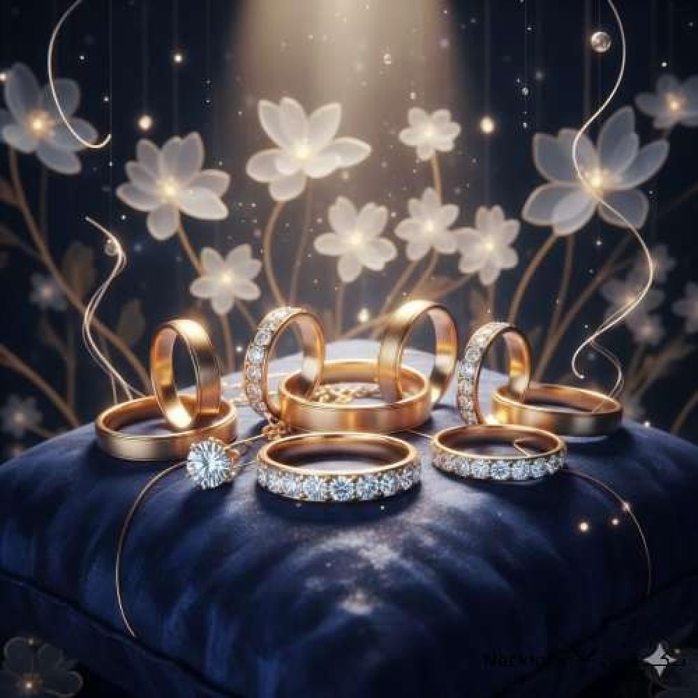 خاتم زواج ذهب