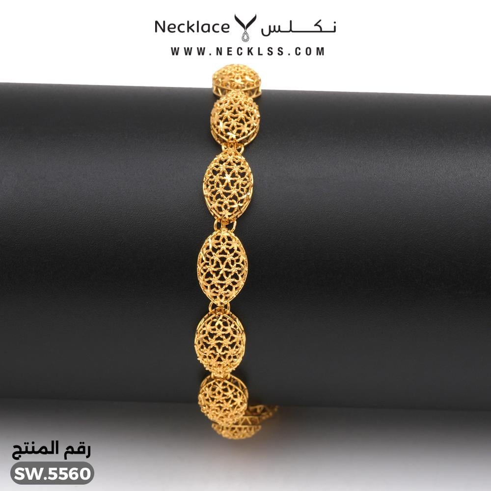 سوارة ذهب عيار 21 (SW.5560)