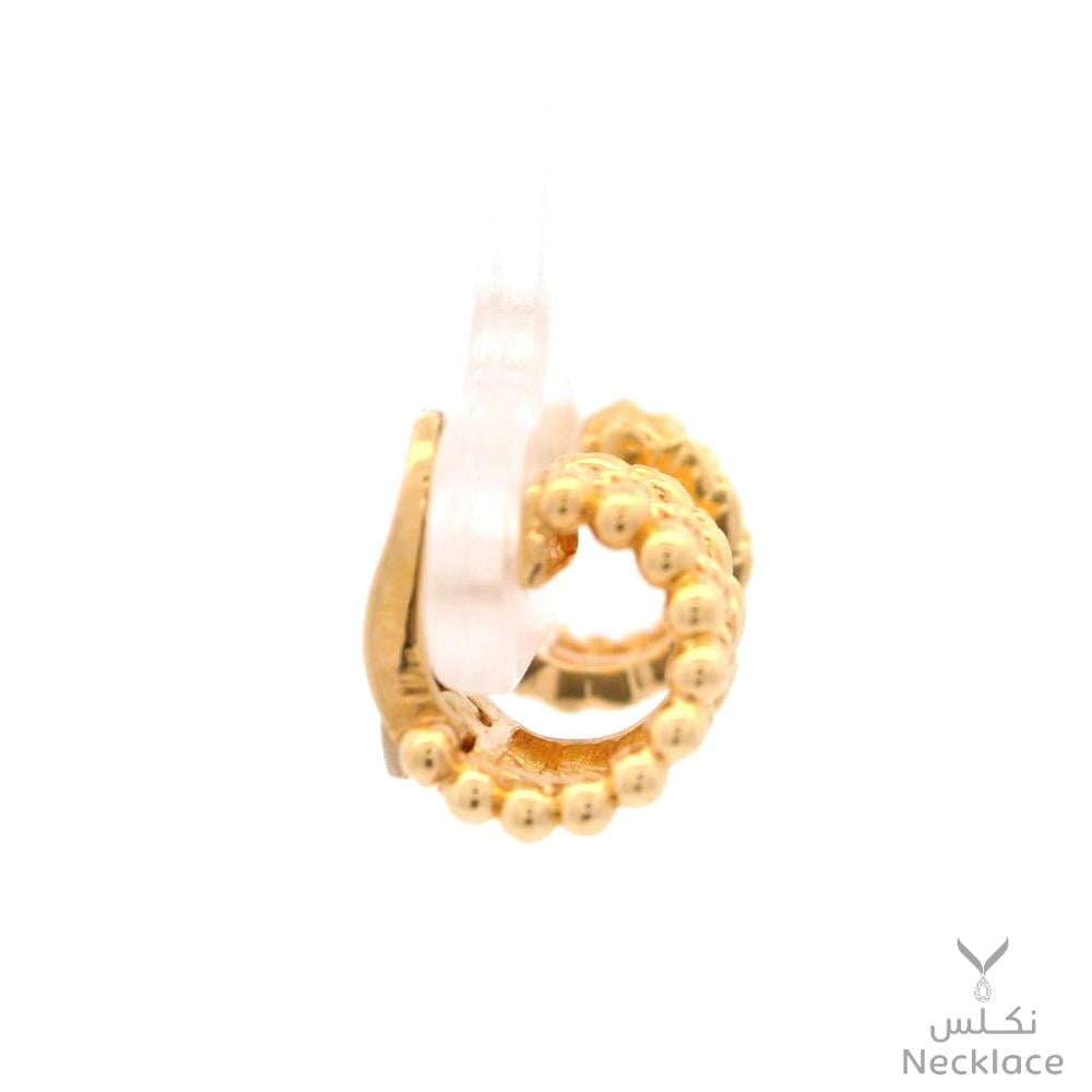 حلق ذهب عيار 18(ER.5224G)