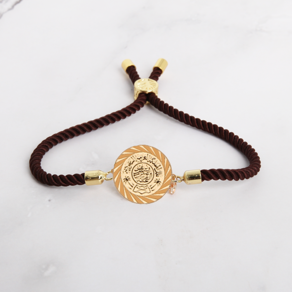 Caesar Coin On A Paperclip Link Bracelet  Anneaux