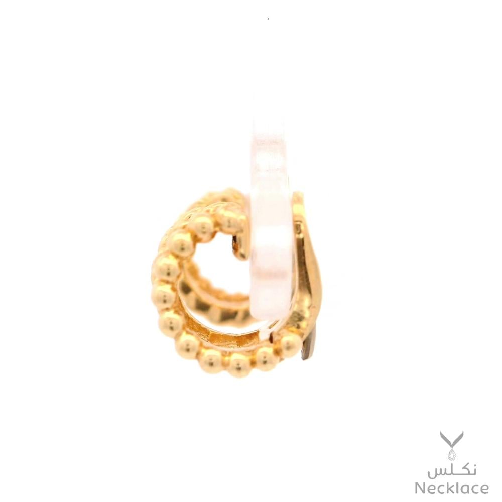 حلق ذهب عيار 18(ER.5224G)