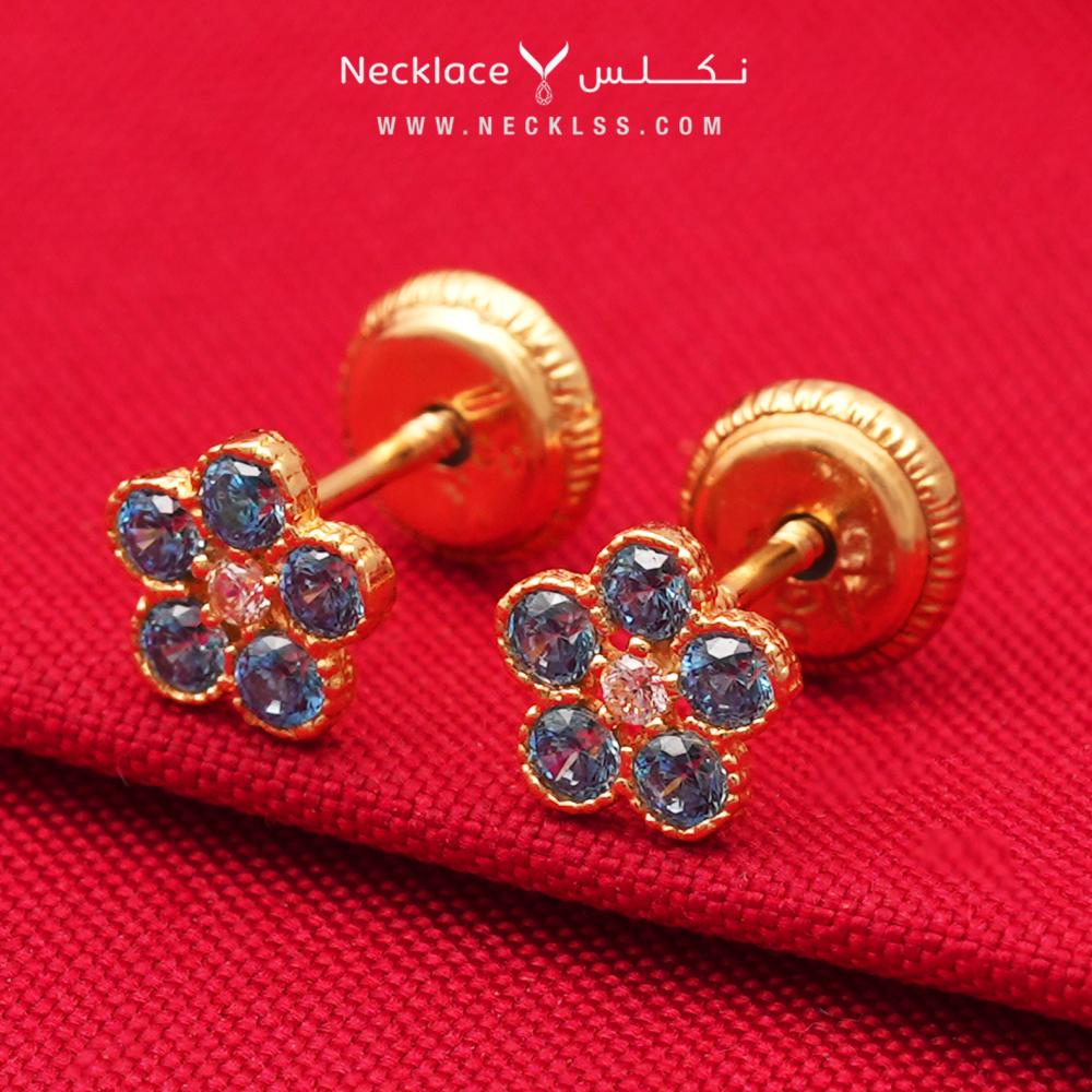 حلق ذهب اطفال طبي عيار 18 (ER.5132)