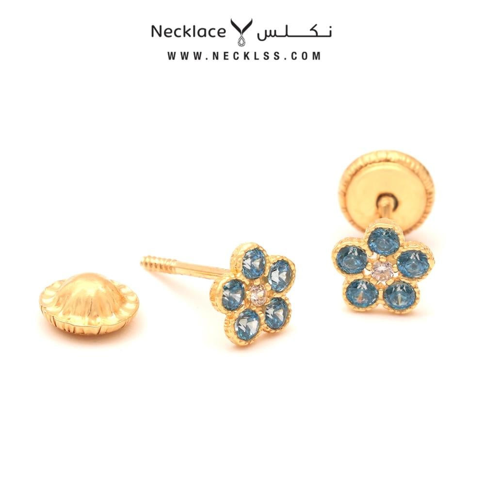 حلق ذهب اطفال طبي عيار 18 (ER.5132)